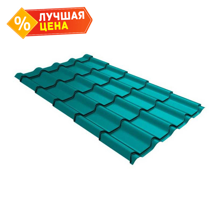 Металлочерепица Grand Line Kamea (Камея) 0,45 Полиэстер RAL 5021