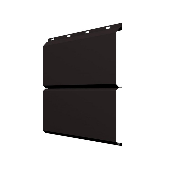 Софит ЭкоБрус без перфорации 0,345 Grand Line 0,5 Satin Matt RAL9005 черный