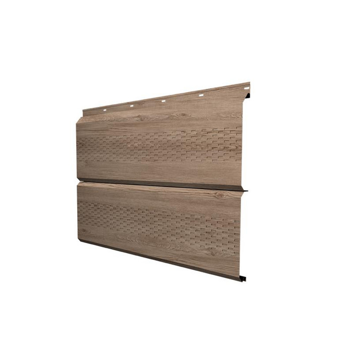 Софит ЭкоБрус с перфорацией 0,345 Grand Line 0,45 Print Elite WhiteWood